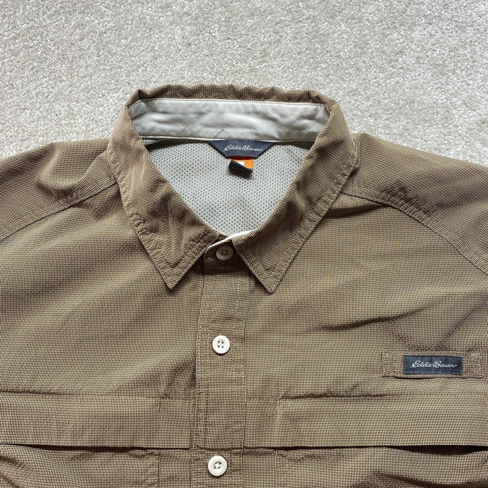 Eddie Bauer Shirt Mens Large Sport‎ Shop Outdoor Adventure Long Sleeve Hiking - Picture 3 of 12